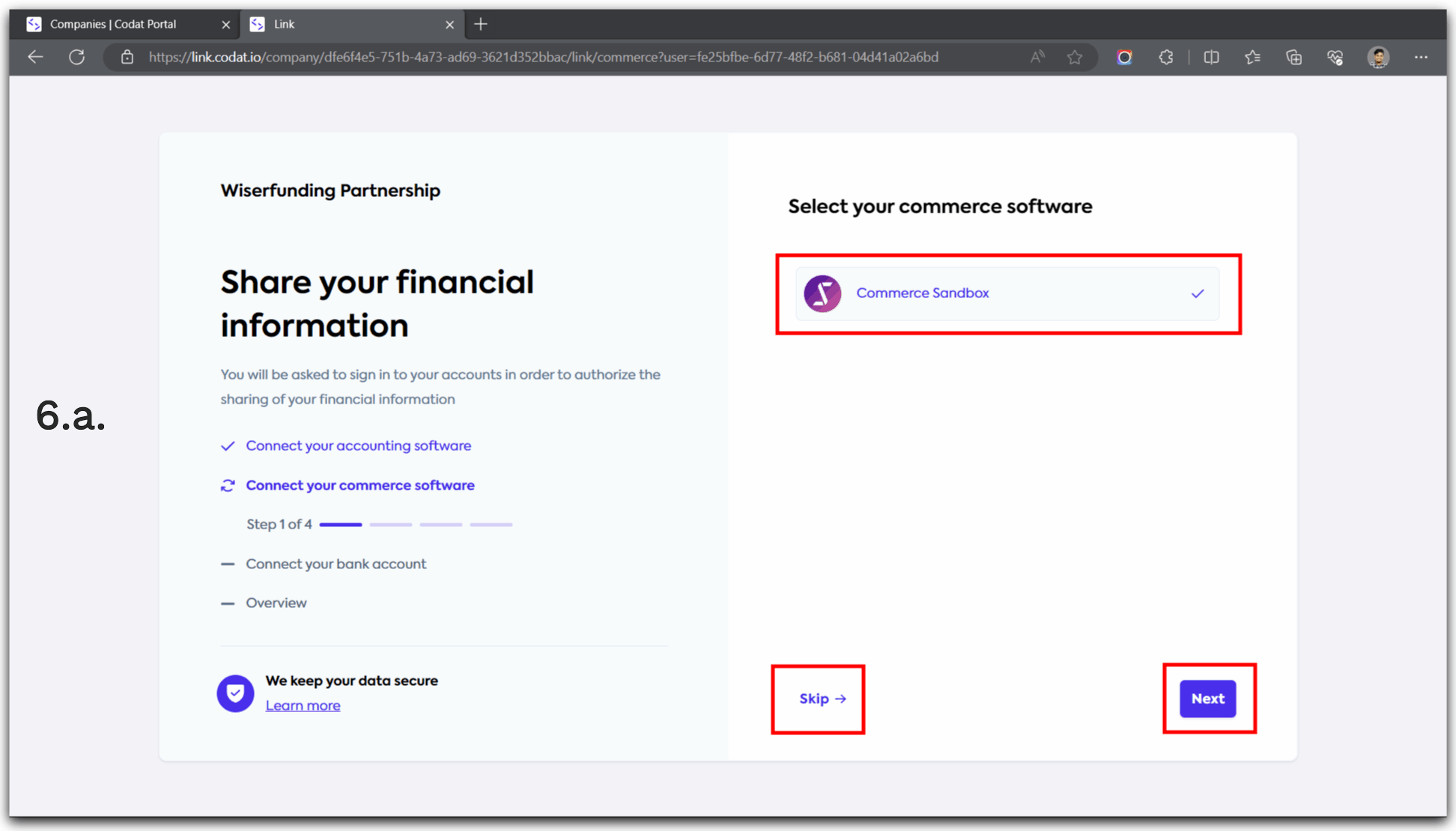 How to test my Codat integration?